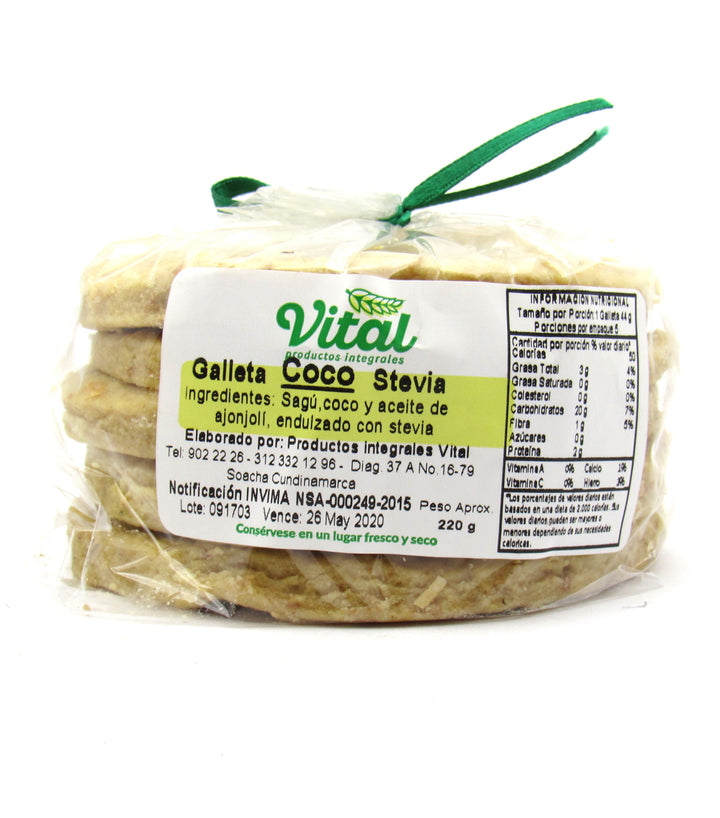 Galleta 220gr (VITAL) Coco
