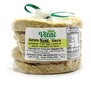 Galleta 220gr (VITAL) Nuez Stevia