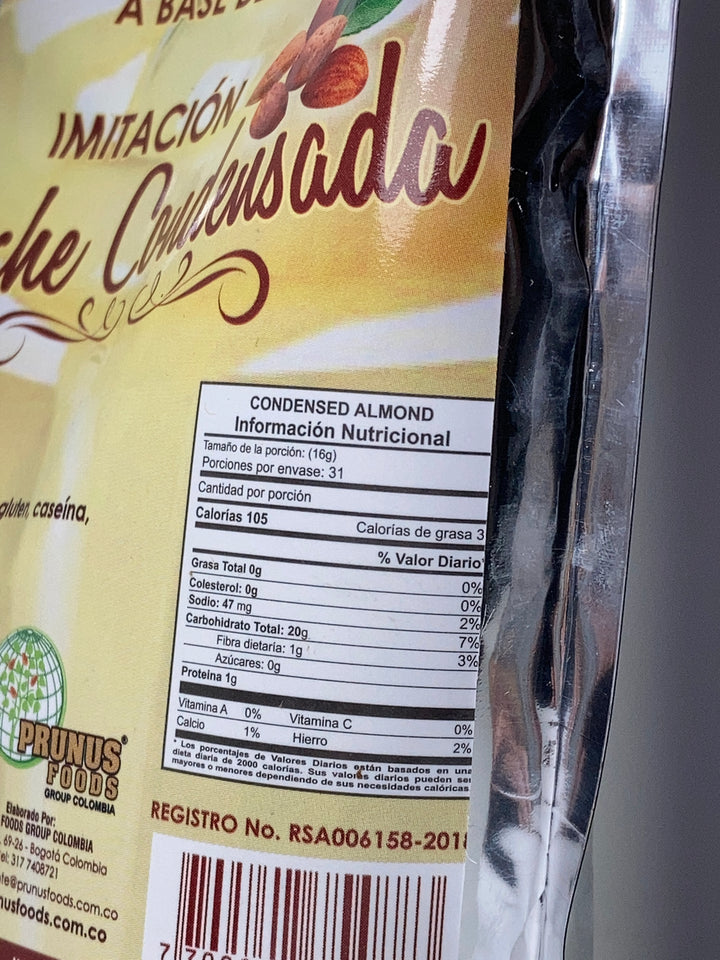 Leche Condensada Almendra 500gr (BADEM)