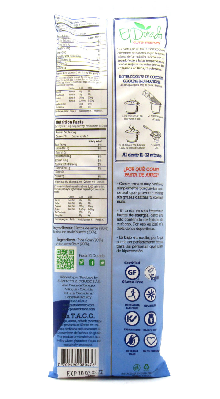 Spaghetti 250gr (EL DORADO) Arroz