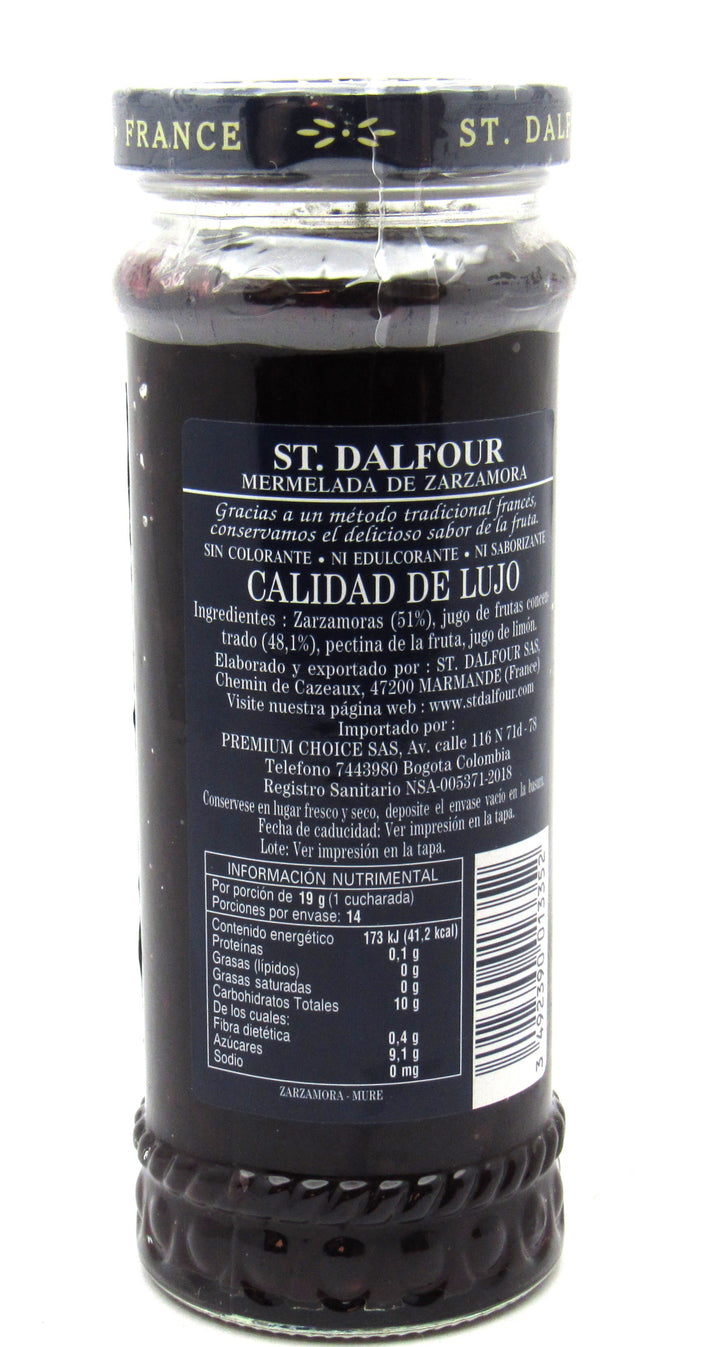 Mermelada 284gr (ST.DALFOUR) Zarzamora