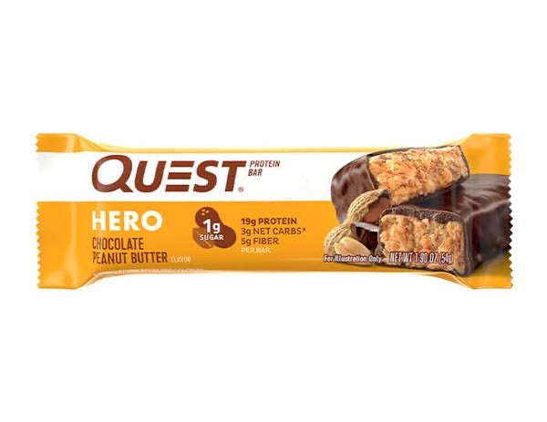 Barra Proteína Hero 54gr (QUEST) Chocolate Peanut Butter