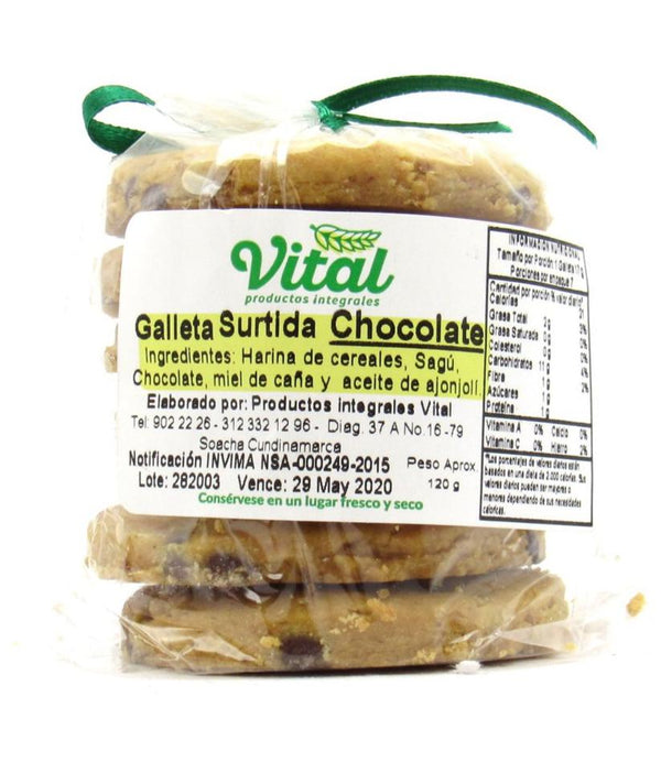 Galleta Surtidas Chocolate 120gr (VITAL) 7 und
