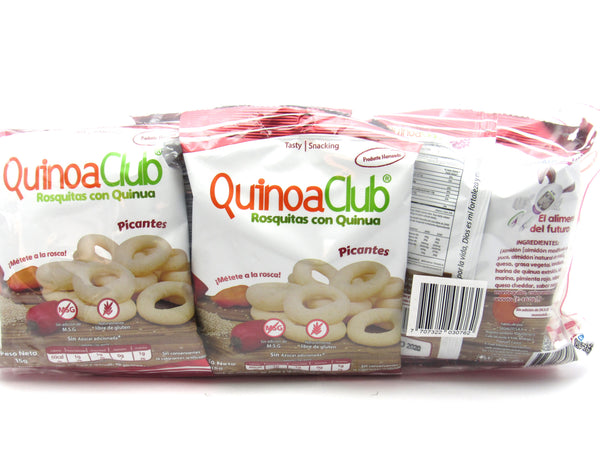 Paca de Roscas de Quinoa 15gr (QUINOA CLUB) Picantes X6