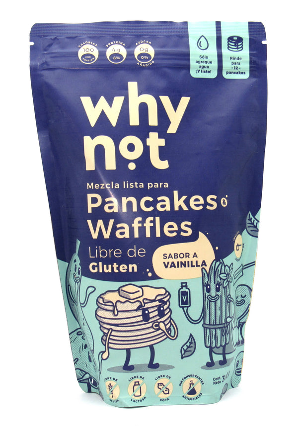 Mezcla de Pancakes y Waffles 300gr (WHY NOT) Vainilla