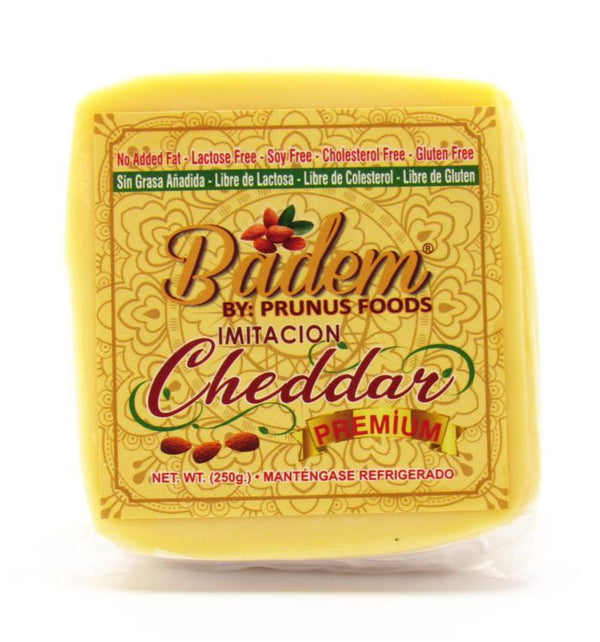 Queso Almendra Cheddar 250gr (BADEM) Tajado